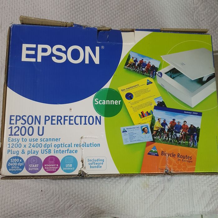 Scanner usb Epson perfection 1200u mac sau windows(nou)