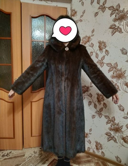 Норковая шуба, размер 44