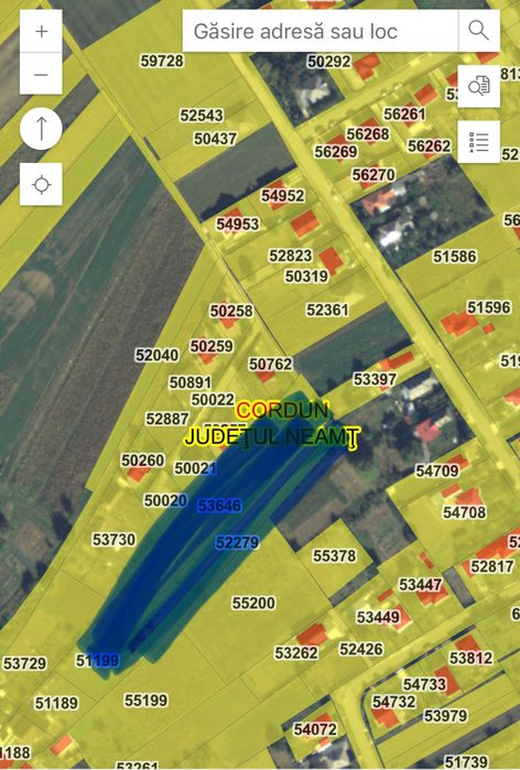 Teren Cordun langa autostrada A7