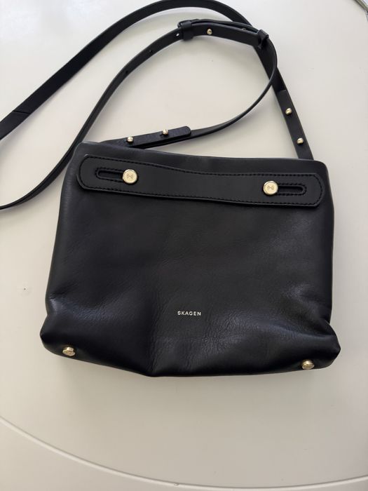 Poseta dama Skagen piele naturala