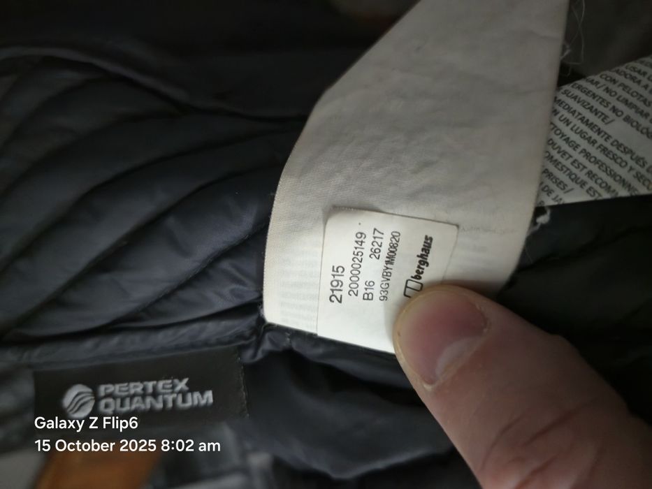 Berghaus Extrem Micro 2.0 Down jacheta puf gluga pertex quantum geaca