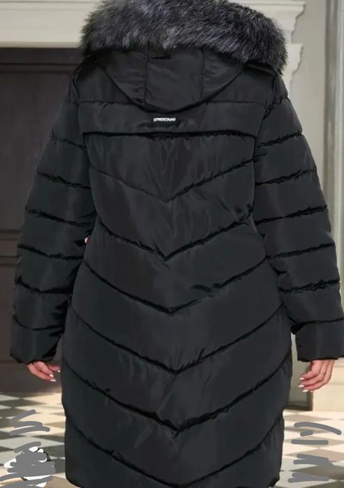 Пуховик женский зимний новый 56 размер