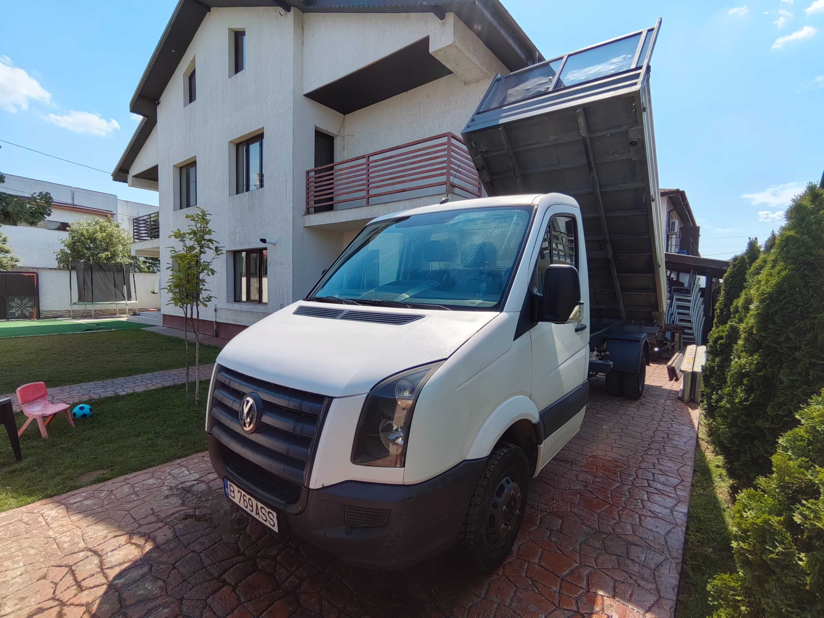 Vand basculabila pe 3 parti vw crafter sau închiriez