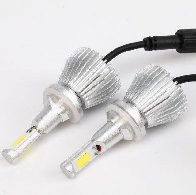 2бр. led 24w 3000lm диодни крушки h1 h7 h11 hb3 12v 24v