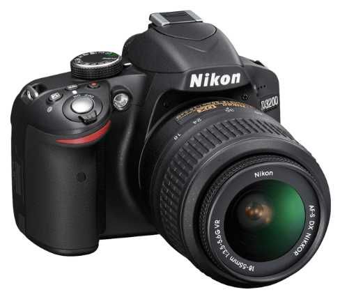 Nikon D3200-24.2MP, cu 18-55mm, Excelent - 9425 K Bonus 55-200 + blitz