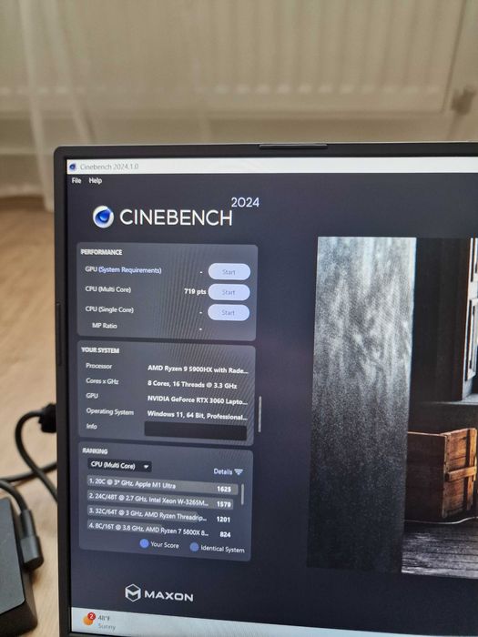 Laptop Gaming ASUS ROG Strix G15, AMD Ryzen 5900HX, RTX 3060, 32GB RAM