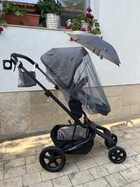 Комбинирана детска количка Easywalker Harvey 2, 2 в 1, Stone Grey