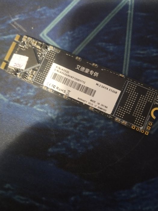SSD M2 512GB с windows 11 чистая