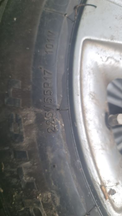 Jante  iarna 5x112 r17 cu anvelope iarna 225.55.17