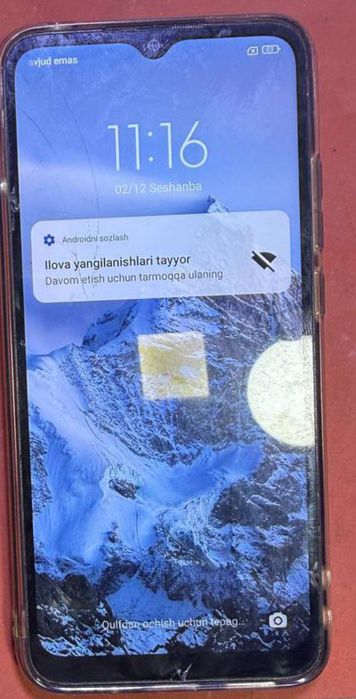 redmi 9a 32gb oynasi singan