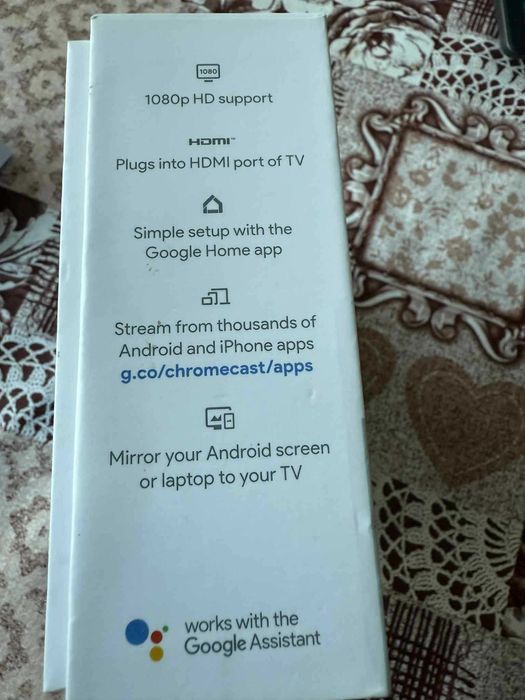 Media Player Google Chromecast 3 TV