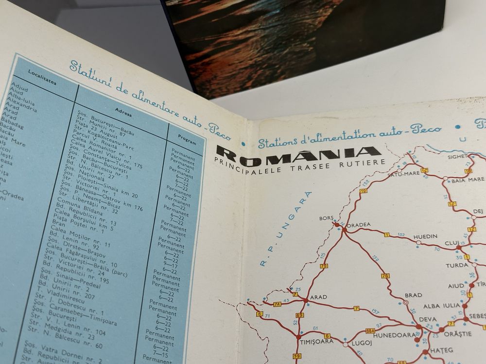 Brosura Perioada Comunista Ghidul Statiilor Peco Romania Rar Stare Bun