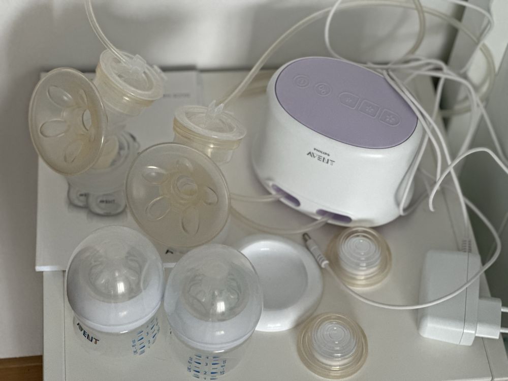 Pompa san electrica Philips-Avent, SCF334/02, dubla comfort