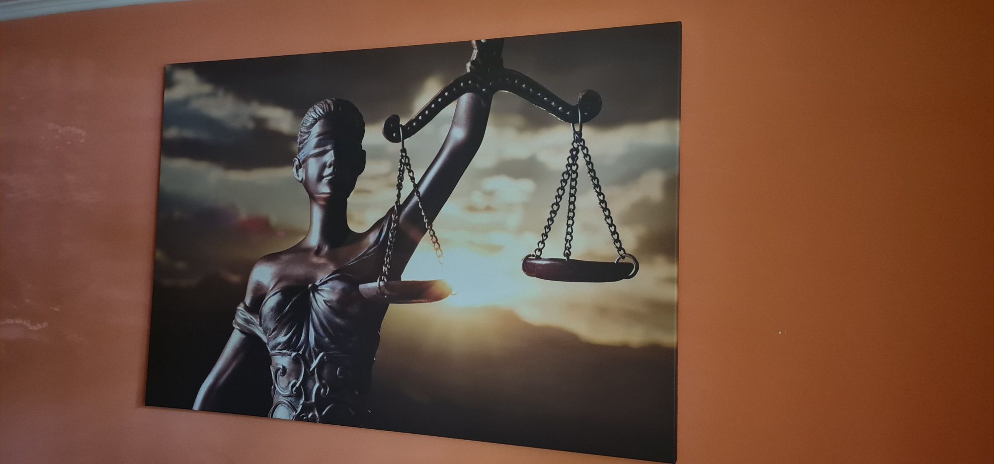 Tablou canvas 120x80 Themis goddess zodia balanta Lady Justice