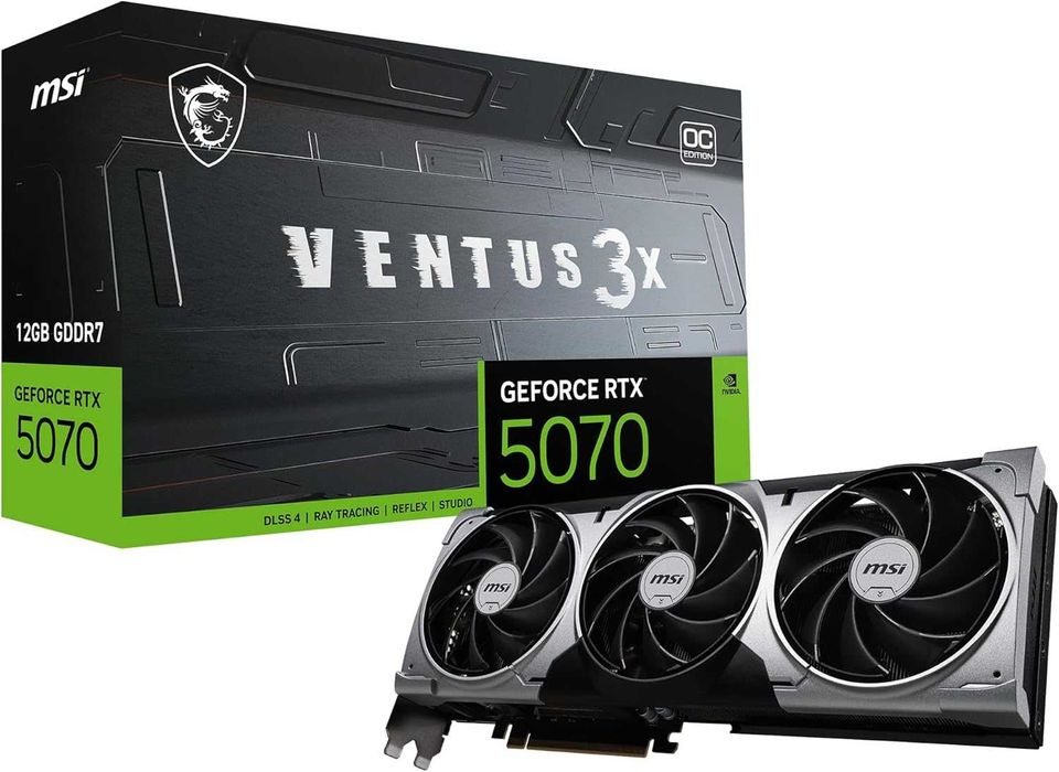 Placa video MSI Gaming RTX 5070 12G Ventus 3X OC