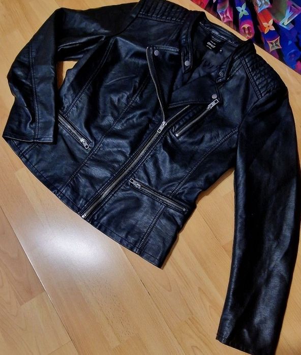 Geacă dama piele eco, marca ONLY,mărimea 40/M