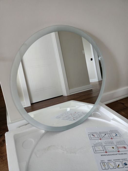 Oglinda rotunda 60cm iluminare led