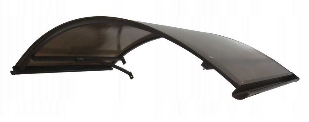 Copertină ARCADA PRO Alu cu jgheab de ușă 140x90 - 160x120cm