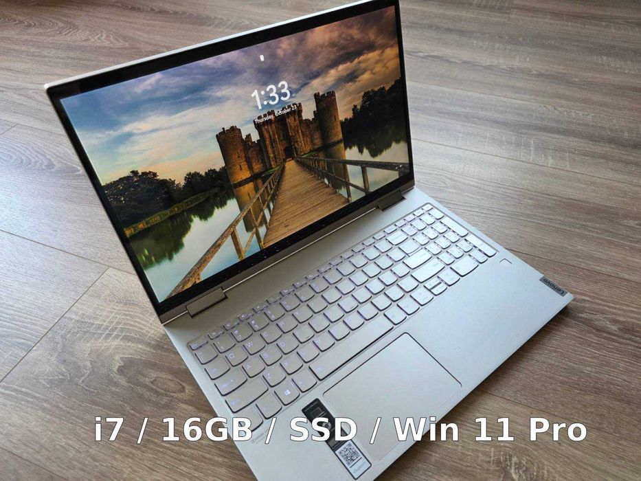 Laptop 2-în-1 Lenovo Yoga C740 15.6” Touch i7, 16GB, 1TB SSD, Win 11 P