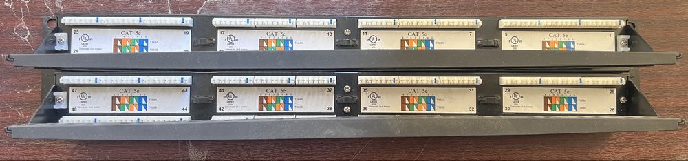 Патч панели 24 48 портов