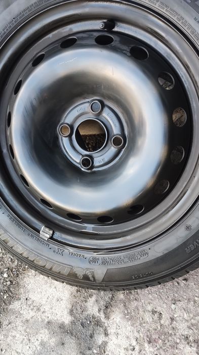 метални джанти 15 цола ,4 х100, 6,5J, ET43, центр отвор 56,6мм