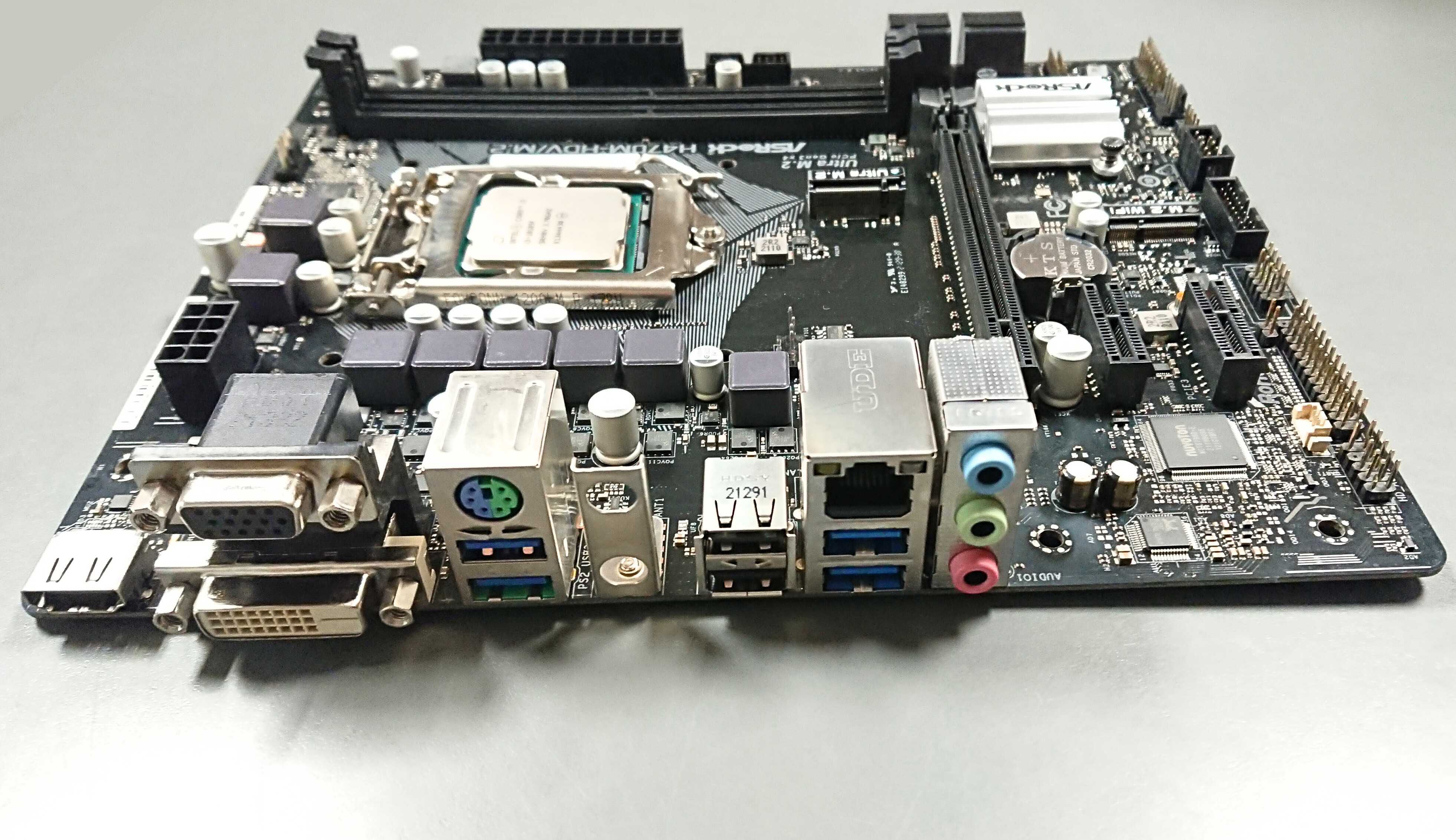 Процесор за игри i3-10105F (нов аналог на i7-7700K) + дъно Asrock H470