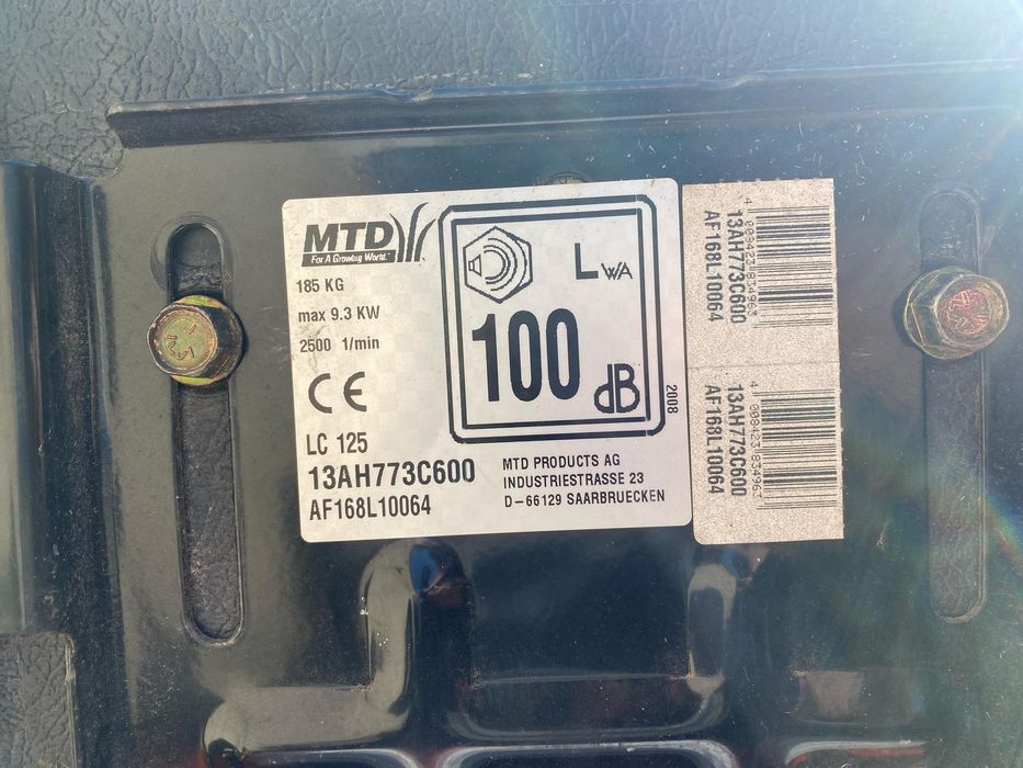 Tractoras MTD 12.5 cp