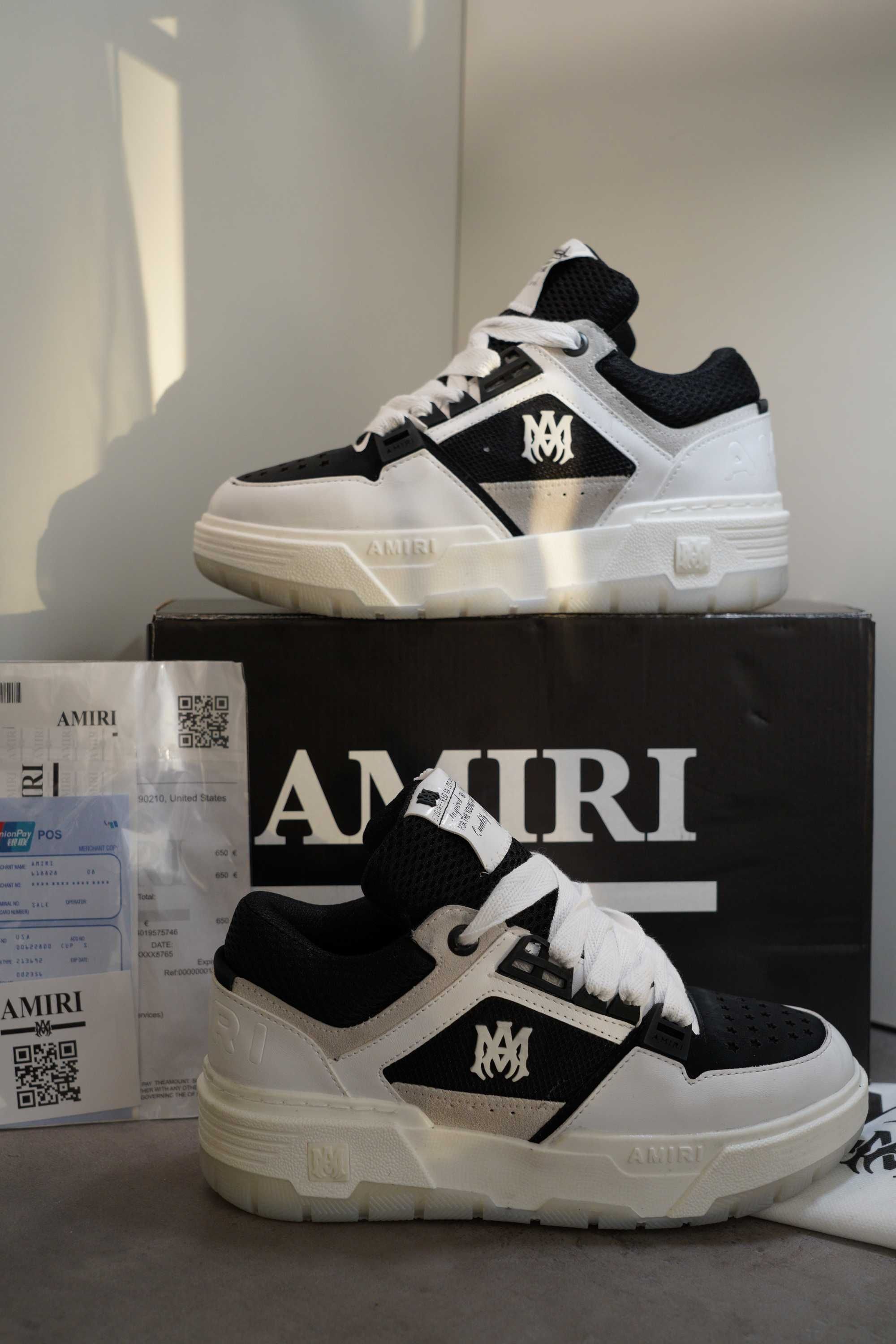 Adidasi AMIRI MA-1 low-top, Produs Nou - Full Box, Premium Baieti