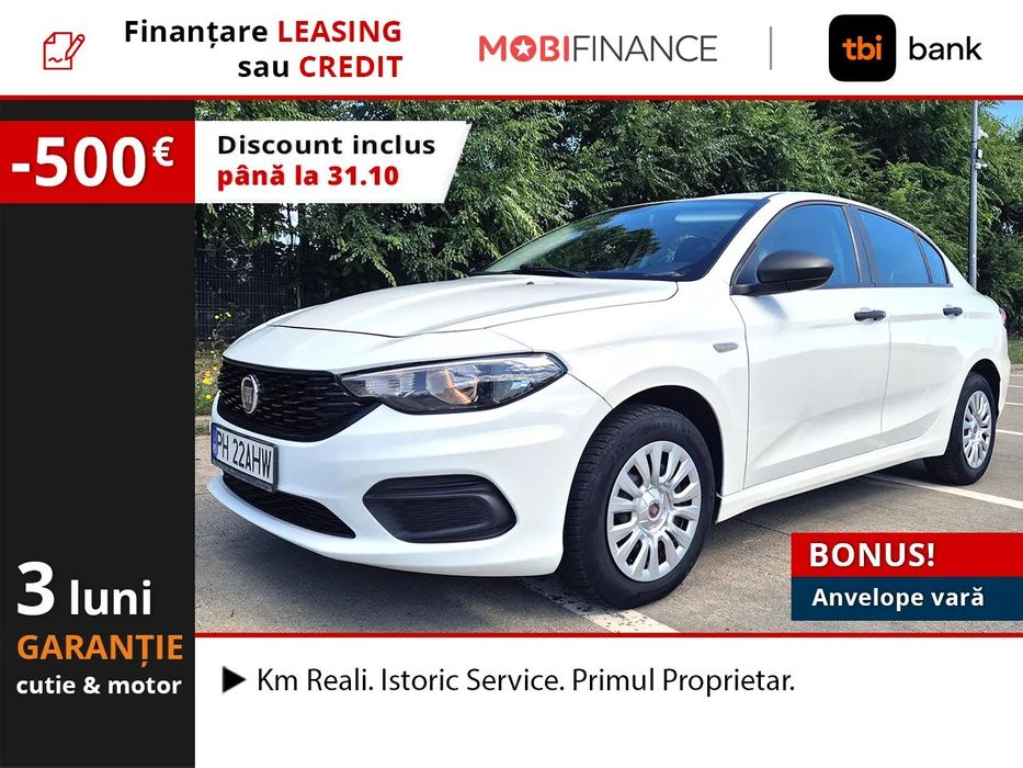 Fiat Tipo TVA inclus, deductibil / Istoric Service / Euro 6 / Garantie 3 luni