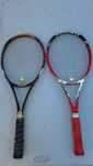 Doua rachete de tenis Wilson, Blade 98 si Steam 99