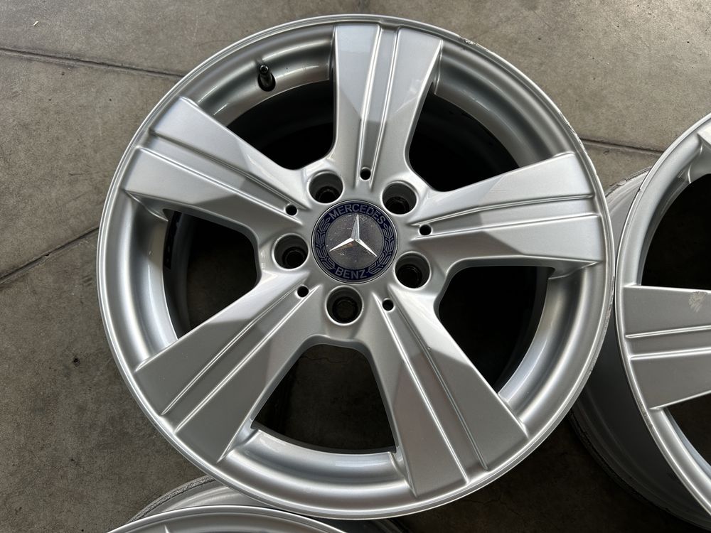 4бр. Отлични 16” Ориг. Джанти 5x112 за *MERCEDES-BENZ* 6Jx16H2, ET46