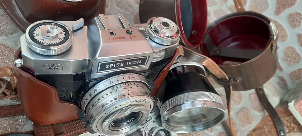 Фотоапарат Carl Zeiss Ikon Contaflex f=50mm и обектив f=115mm