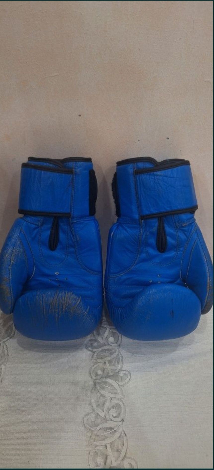 Боксерский перчатки синий