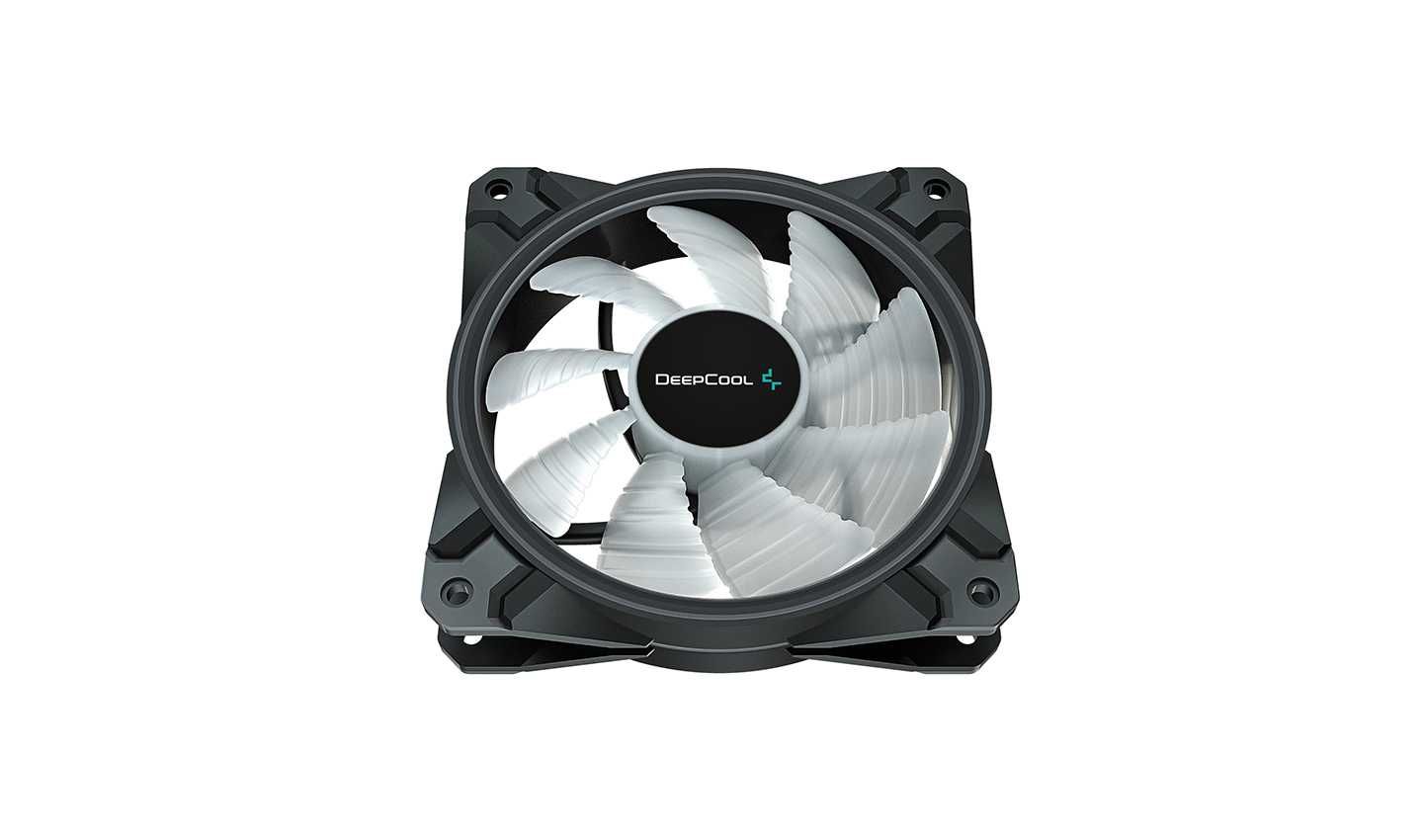 Кулер для кейса Case Cooler Deepcool CF120 Plus A-RGB LED (3в1) Black