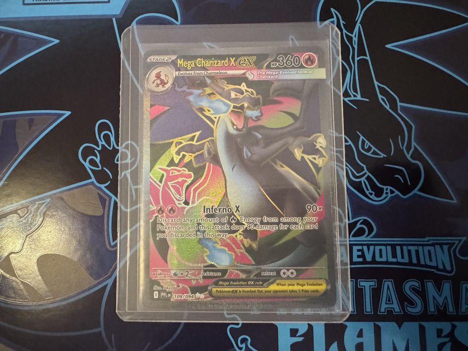 Carte pokemon Mega Charizard X EX 109/094 set Phantasmal Flames