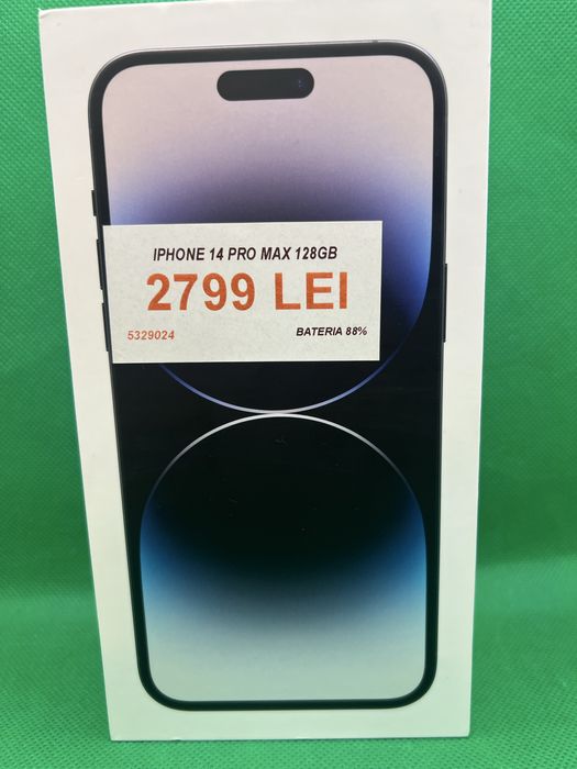 Iphone 14 Pro Max 128 GB, bateria 88%, Lazar Amanet Crangasi, 53290