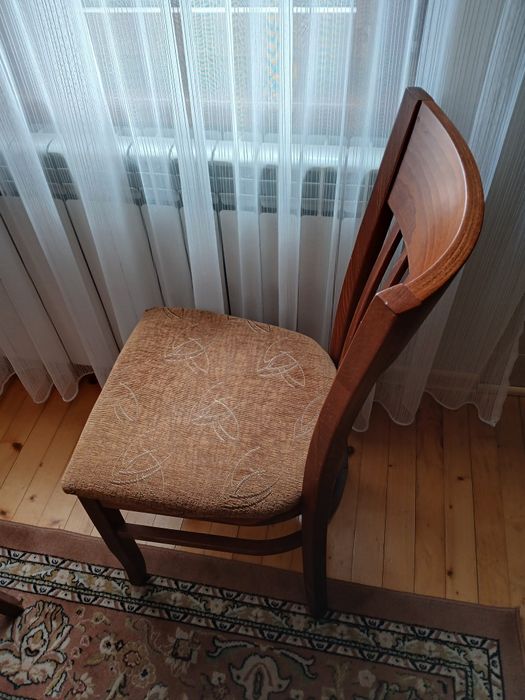 Трапези столове от масив, 6 броя