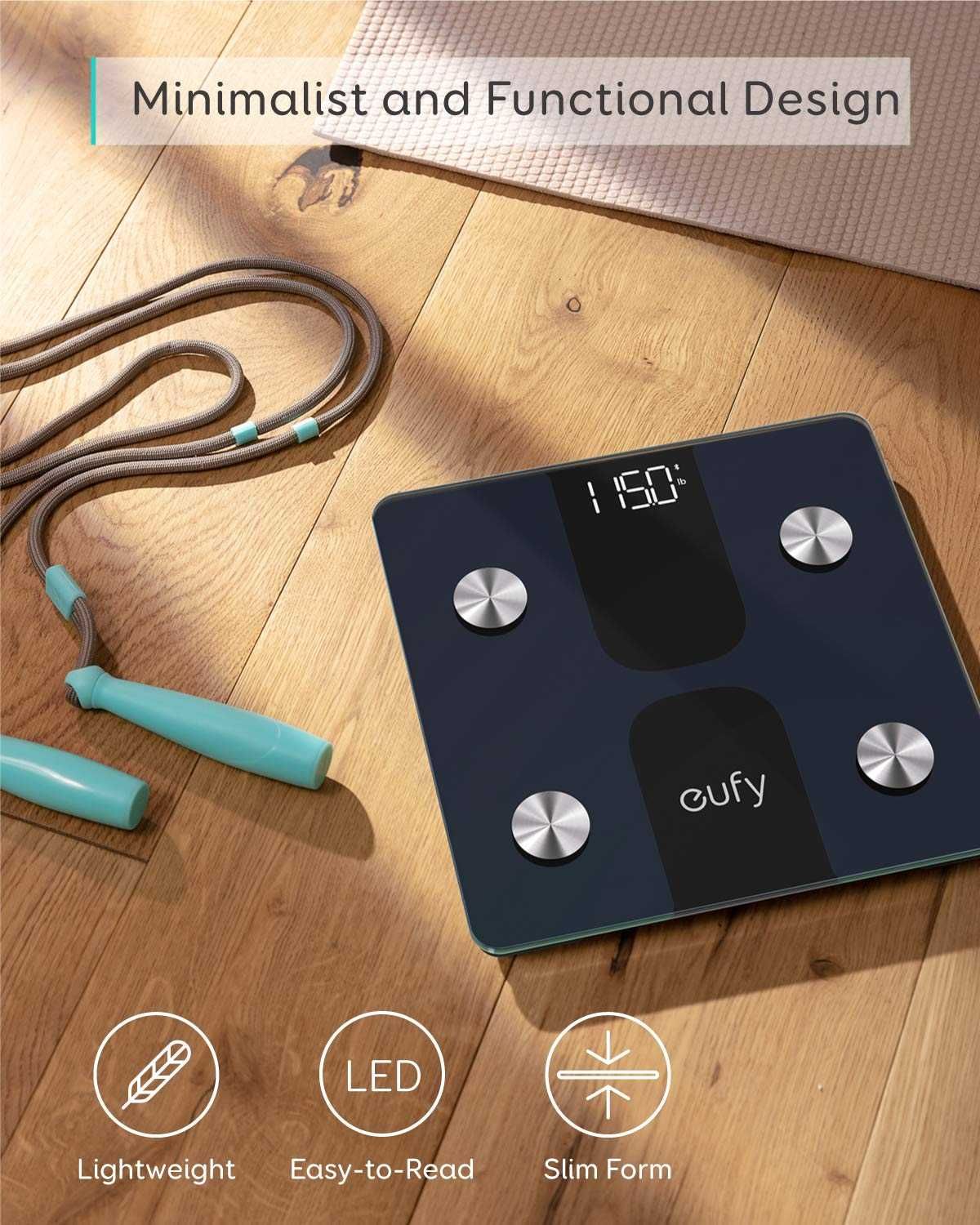Електронен, Смарт кантар за тегло Eufy, Bluetooth 4.0