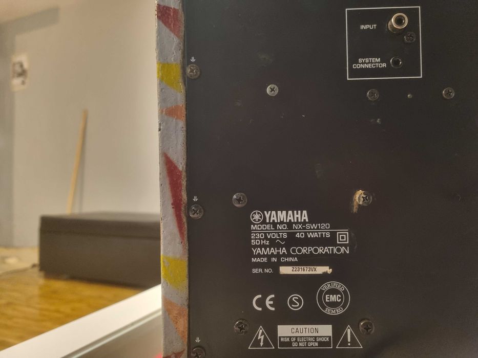 Subwoofer activ Yamaha NX-SW120 – bass curat, made in Japan