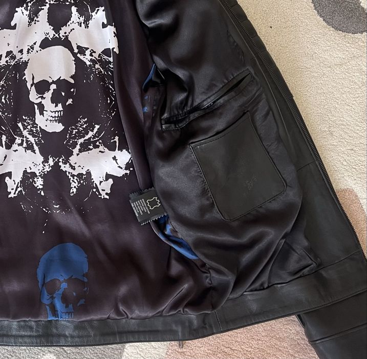Мъжко яке от естествена кога Philipp Plein