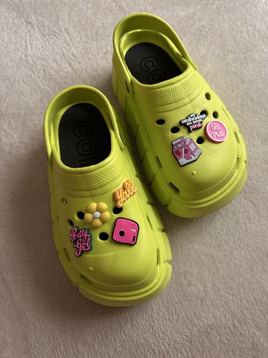 Чънки сандали тип крокс с джибити, различни размери