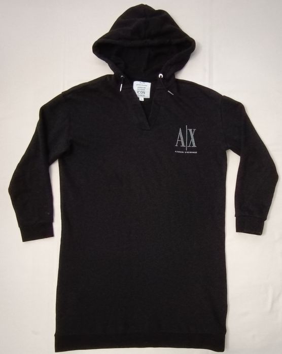 Armani Exchange Dress оригинална рокля M Армани памучна дълъг ръкав