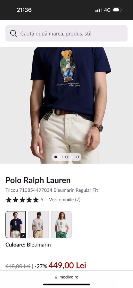 Tricou Polo Ralp Lauren original S