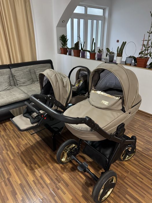 Carucior 3 in 1 Prime Mirage Beige Gold - Krausman