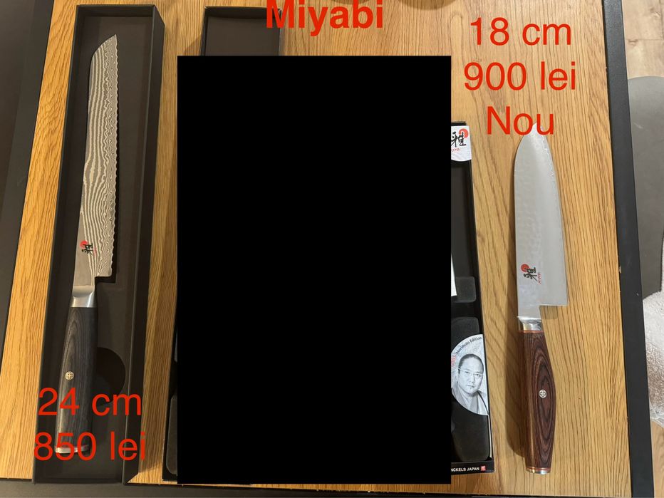 Set cutite japoneze - Zwilling Miyabi, Kai Shun, Global, Kramer