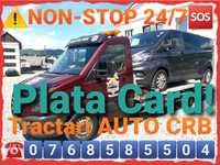 Tractari auto non stop depanare platforma auto rabla plata card
