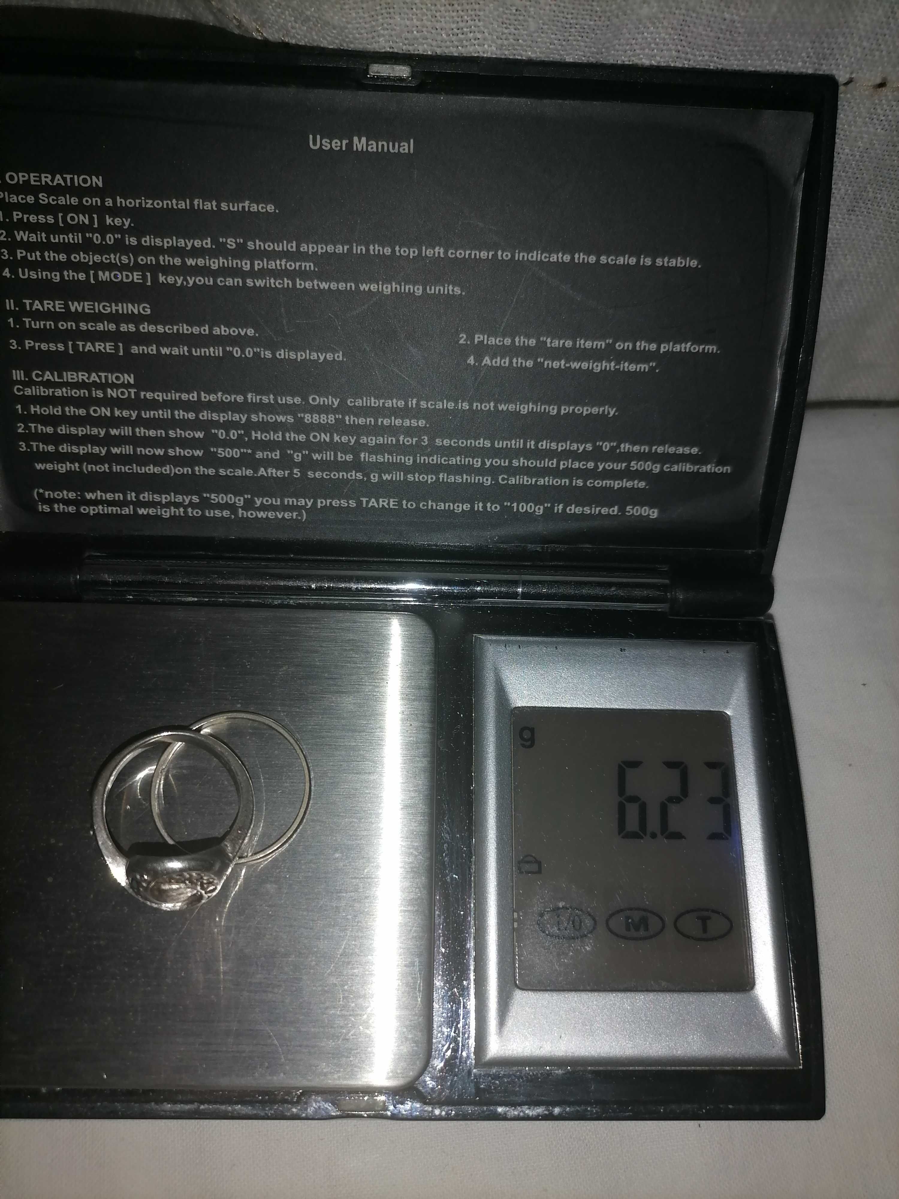 2 inele vechi, argint, 925 - 6,23 grame