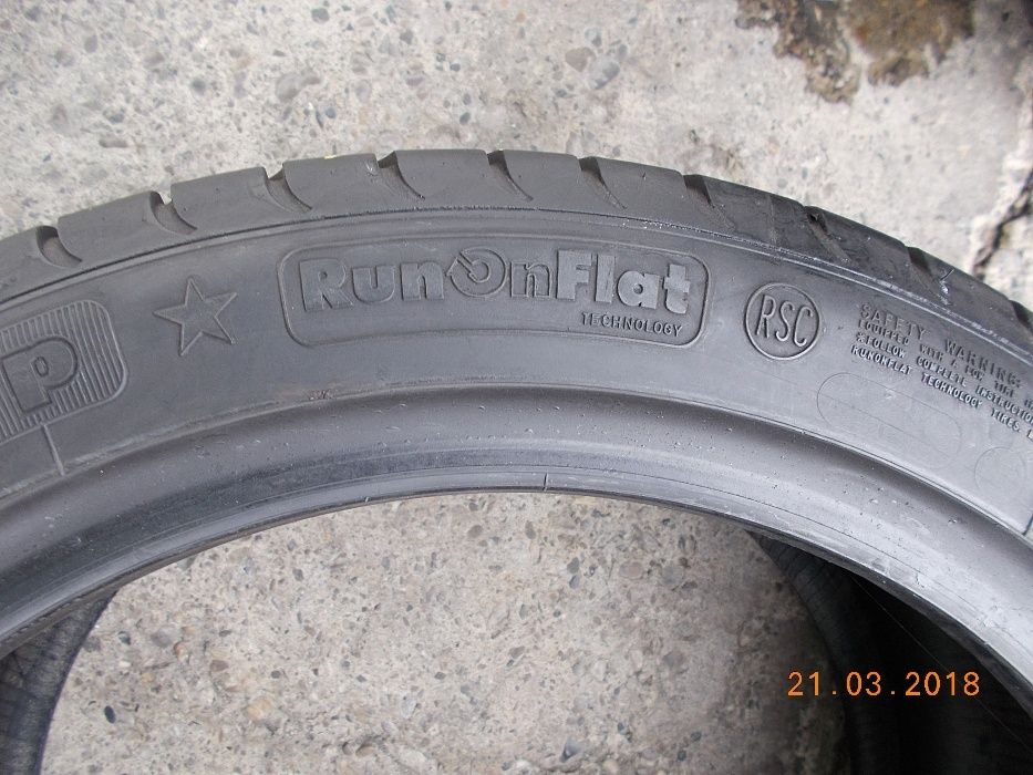 4 anvelope vara 255 40 18 goodyear runflat  profil 5 mm