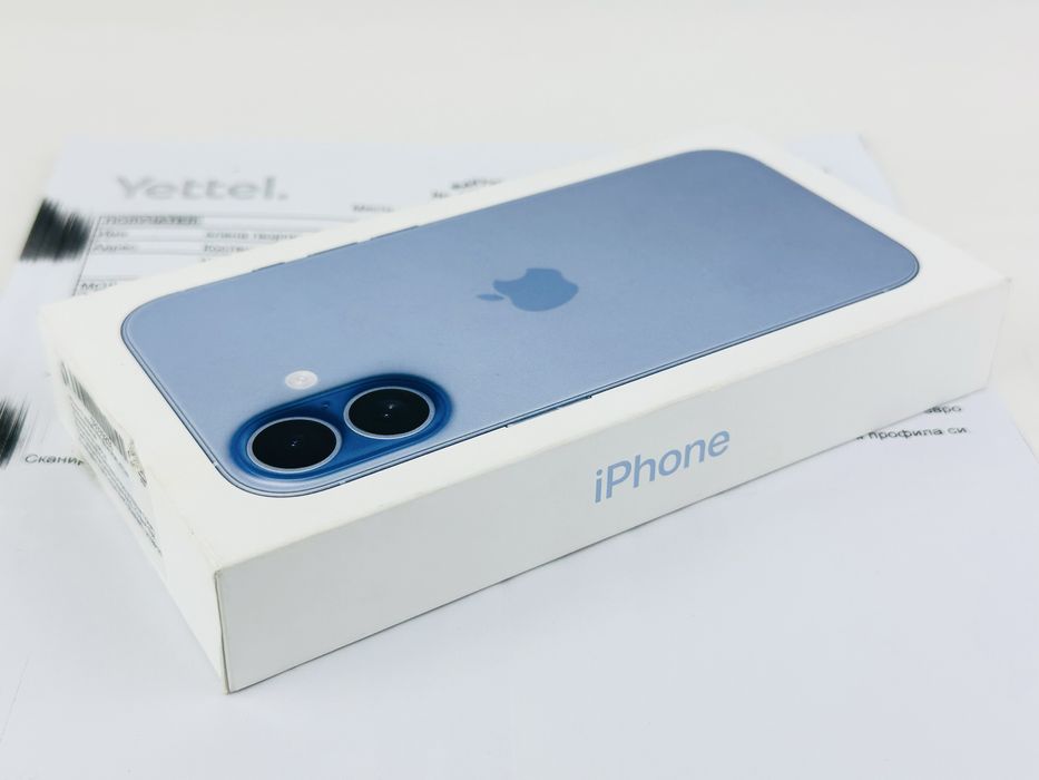 НОВ Apple iPhone 17 256GB Mist Blue 3г. Гаранция!