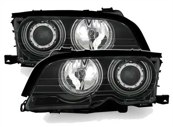 Фарове БМВ Е46 99-03 CCFL LED Angle eyes Нови  BMW E46 Coupe Купе